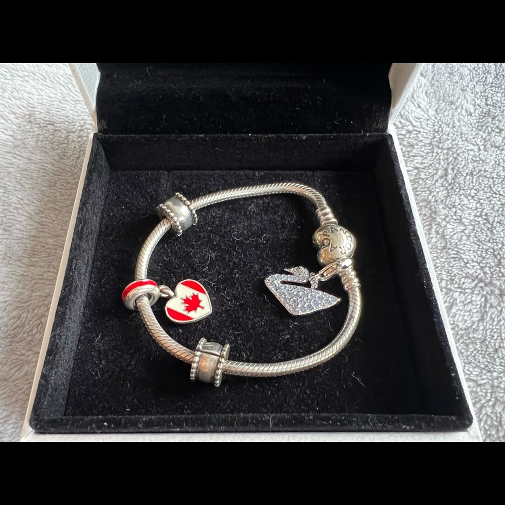SOLD Pandora bracelet gift set (4 charms)